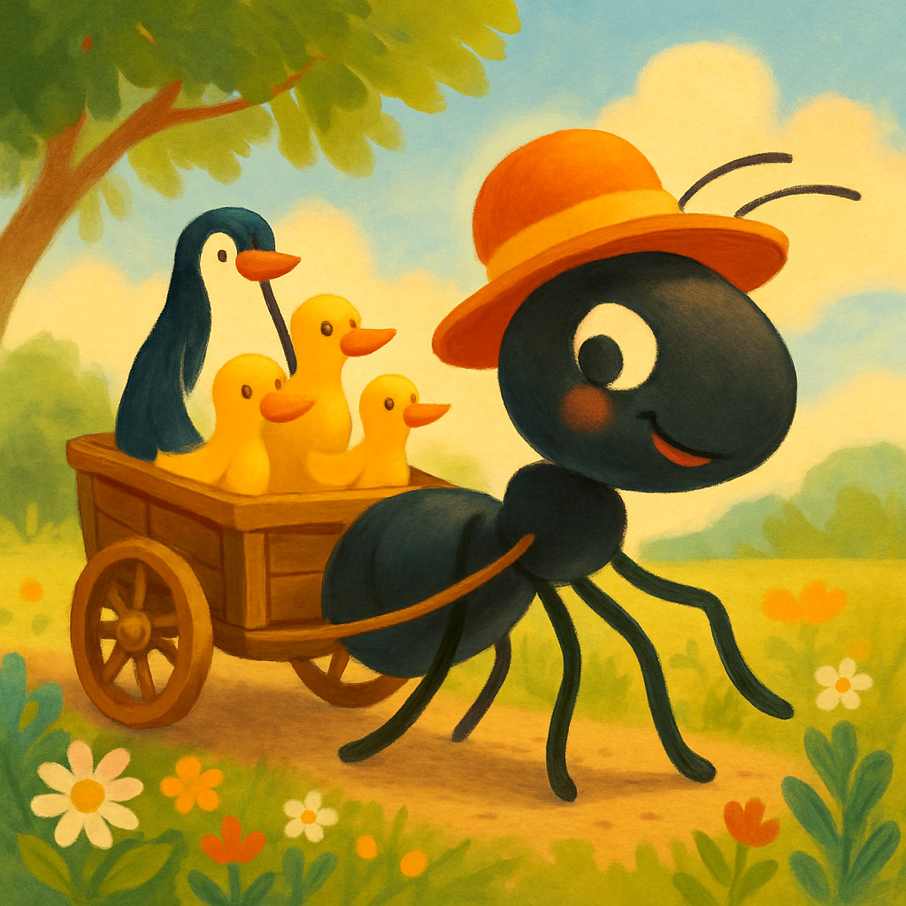 Illustration de « La Fourmi »