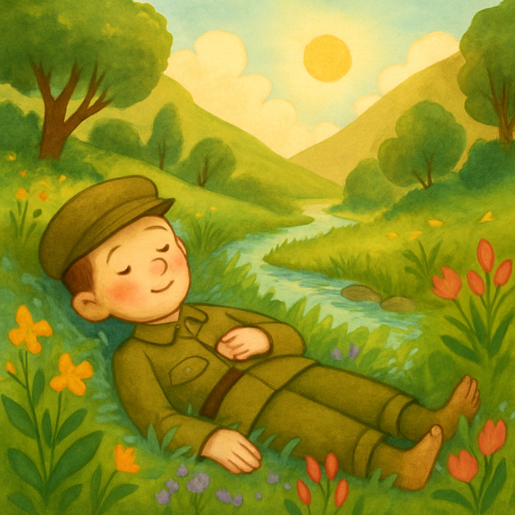 Illustration de « Le Dormeur du val »